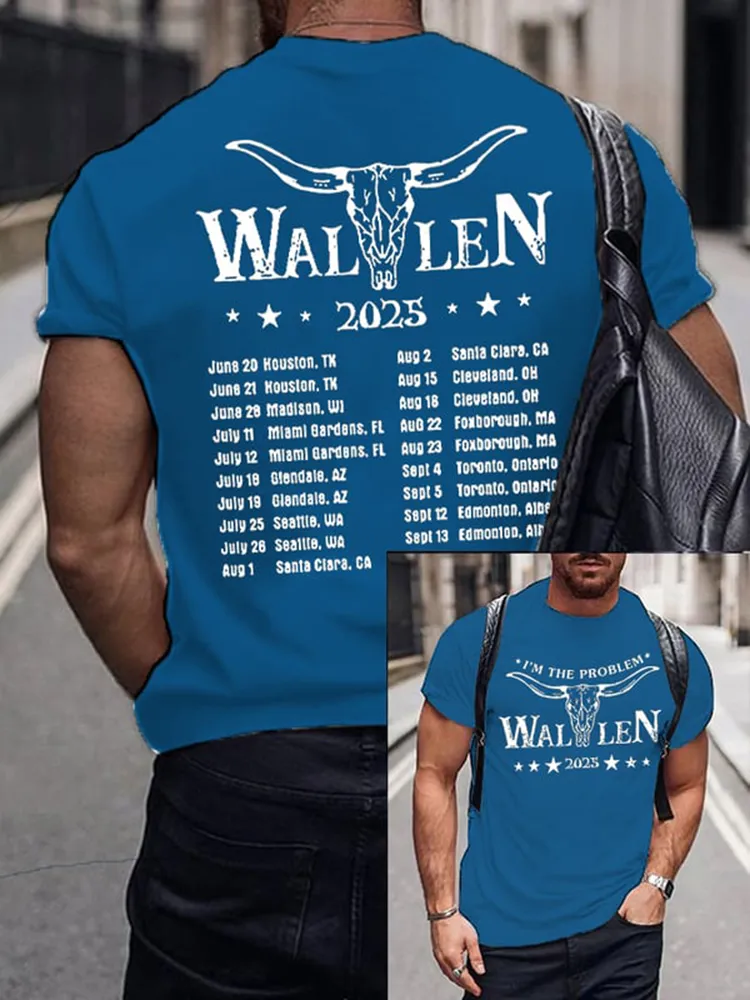 Men'S Shirt Wallwn 2025 T-Shirt