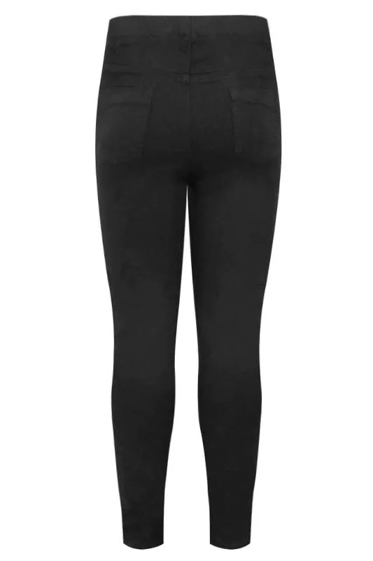 LTS Tall Black Stretch JENNY Jeggings