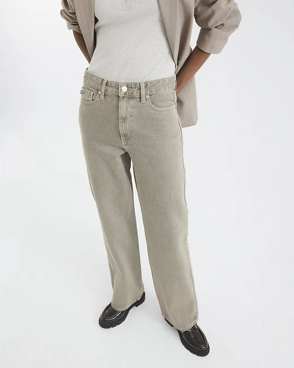 Pure Cotton Multi-Pocket Practical Versatile Jeans