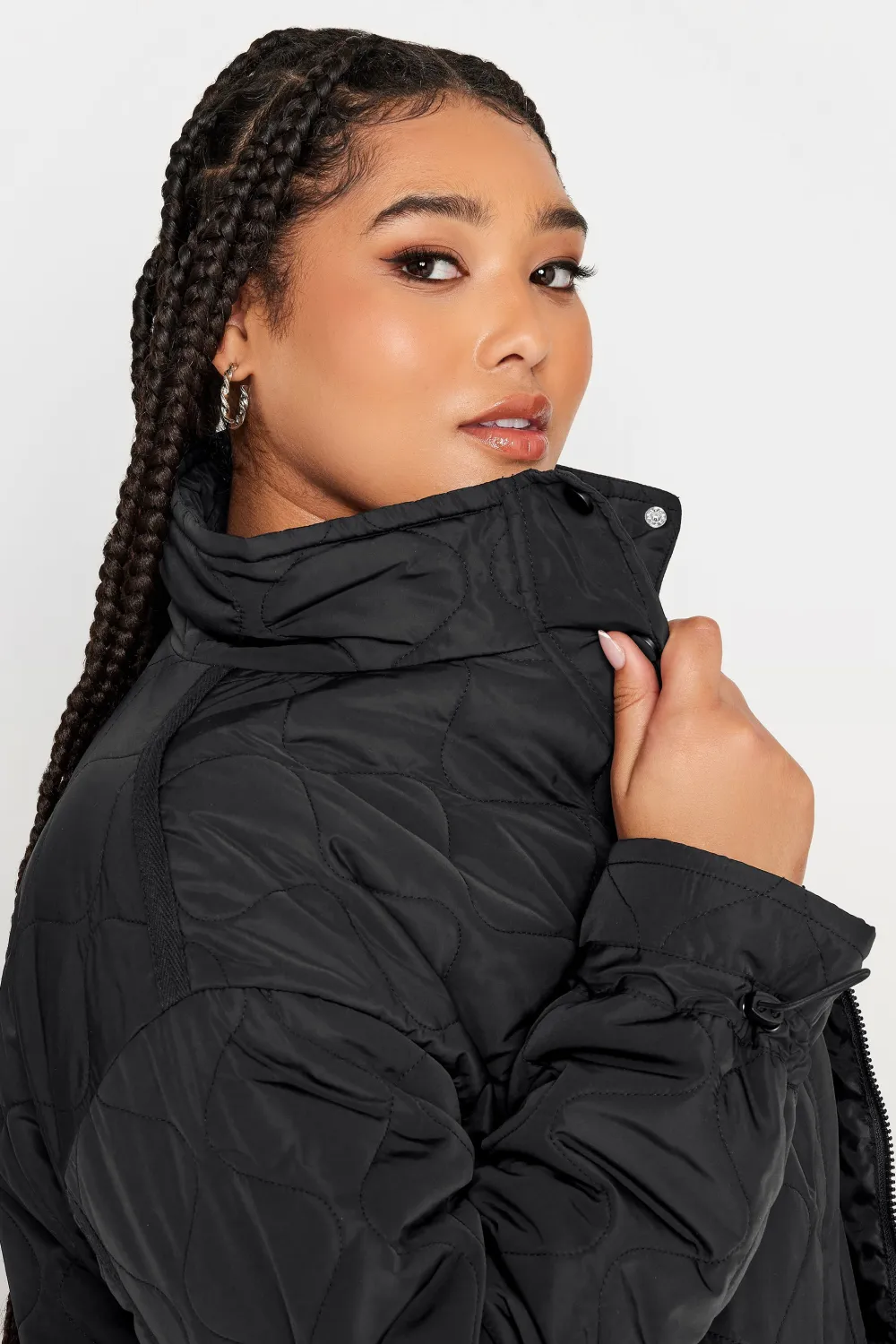 YOURS Curve Black Quilted Jacket
