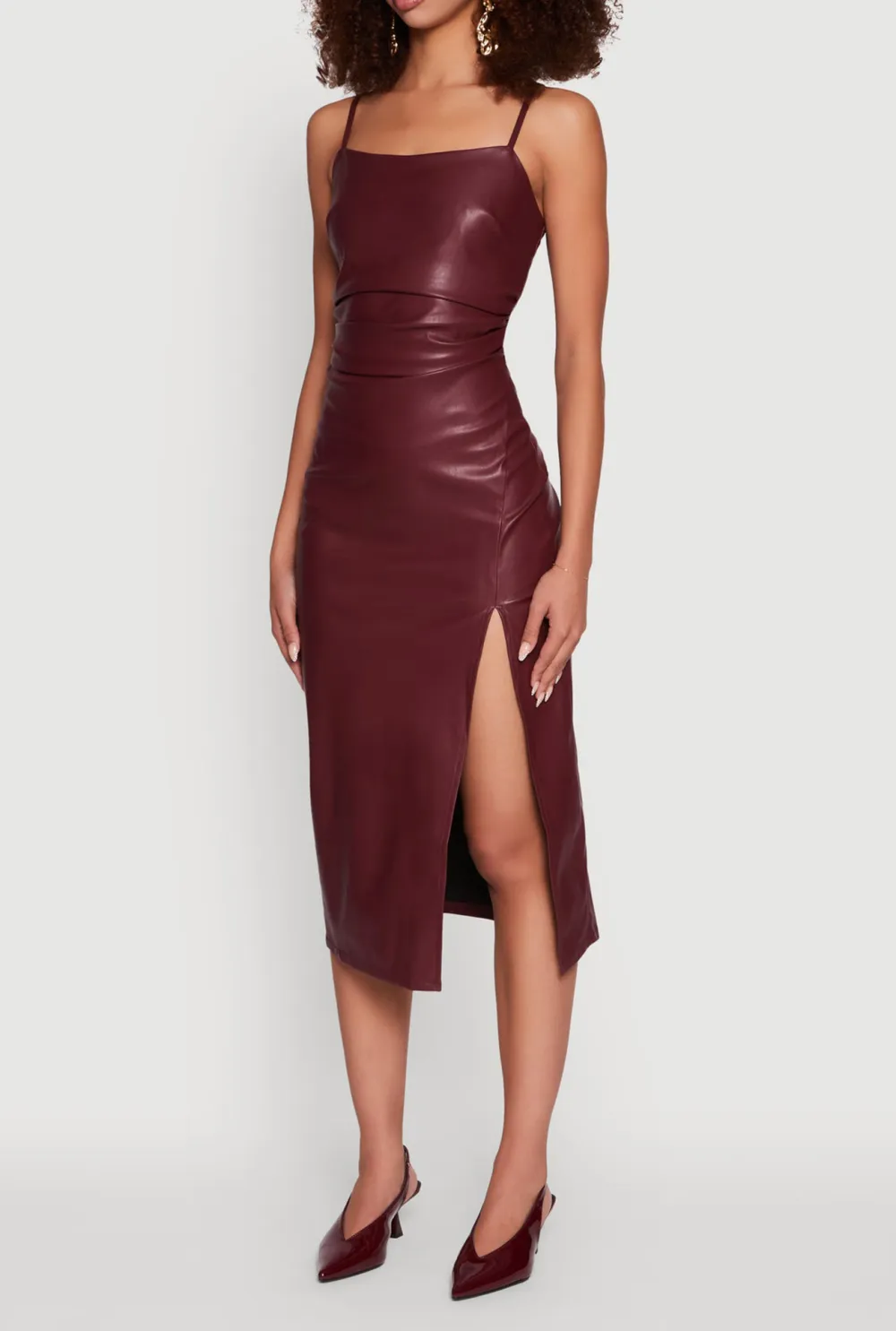 Leather Camisole Dress