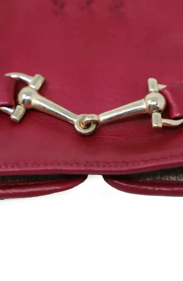 Horsebit Cashmere Lined Leather Gloves