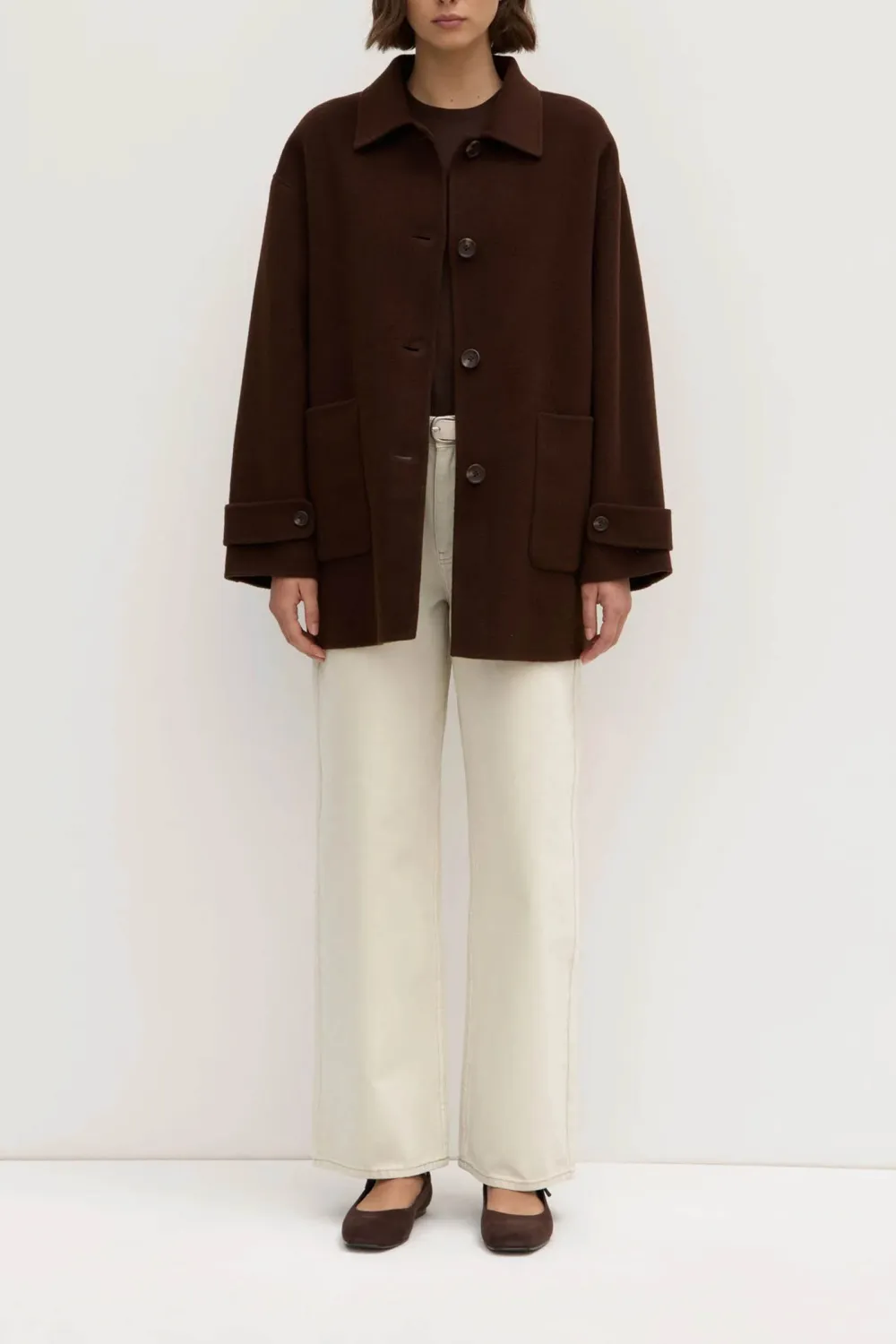 Double Sided Wool Short Jacket