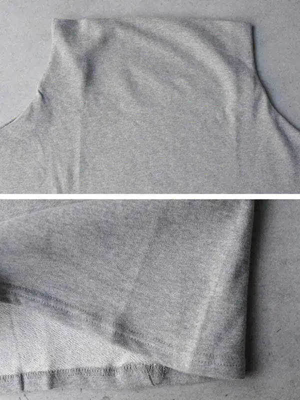 Urban Black&Gray High-Neck Long Sleeve Oversize T-Shirt