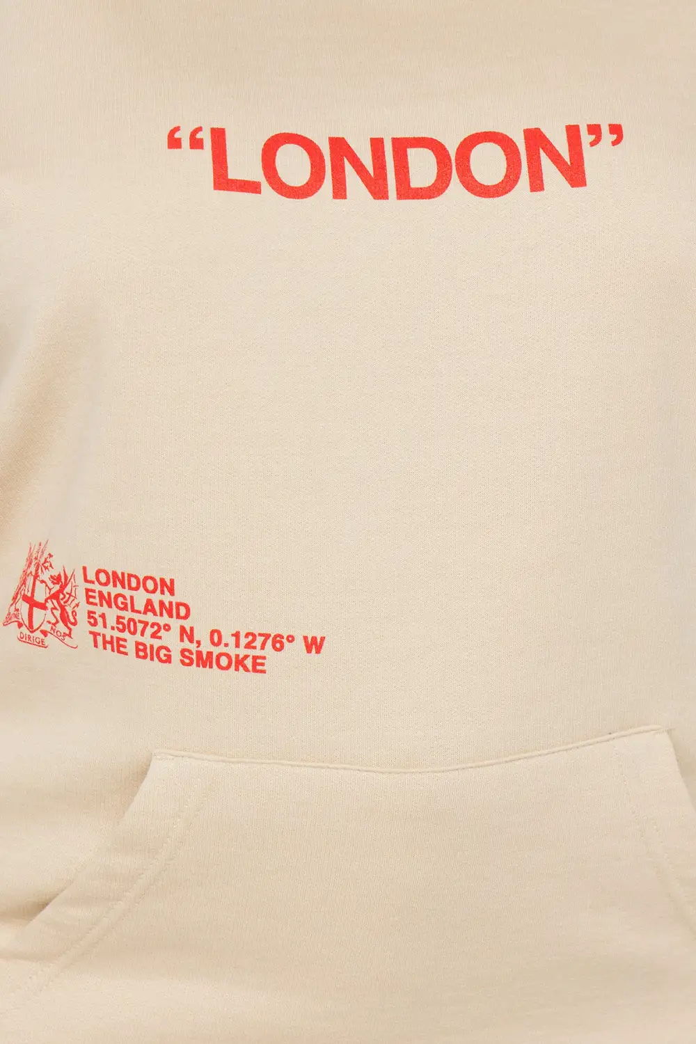 Destination London Hoodie - Sand