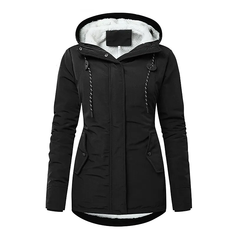 Women's Parka Street Fall Winter Long Coat