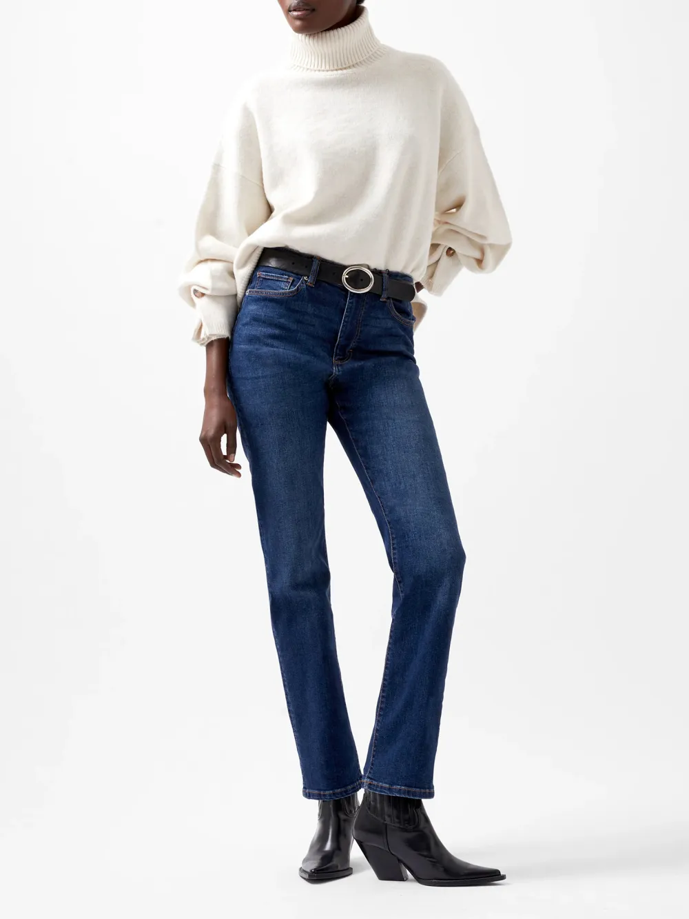 Gentle Style Soft High Collar Loose Sweater