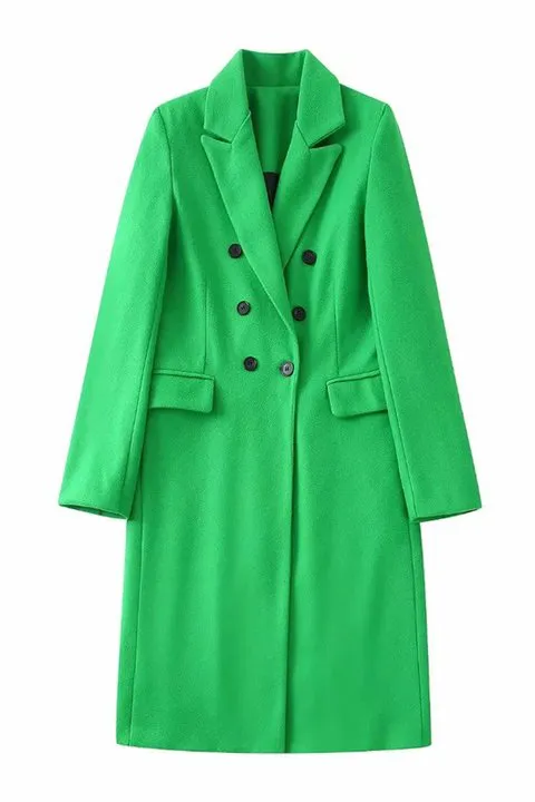 Casual Double Breasted Lapel Coat