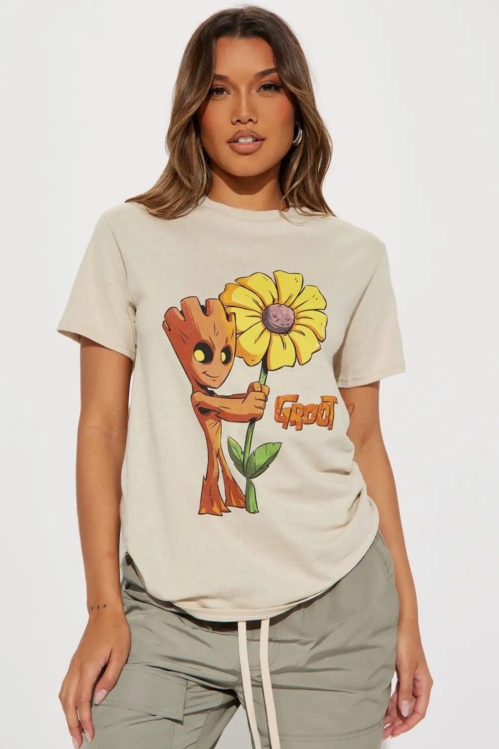 Sunflower Groot Graphic Tee - Sand