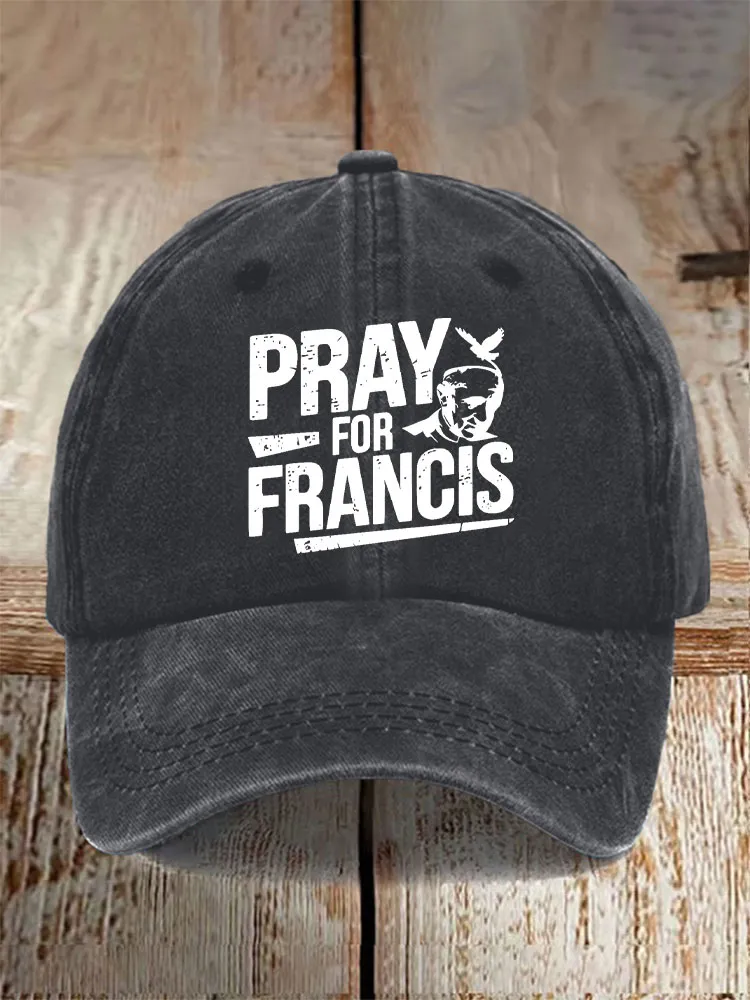 Men And Women's Pray For Pf 1936-2025 Washed Baseball Cap
