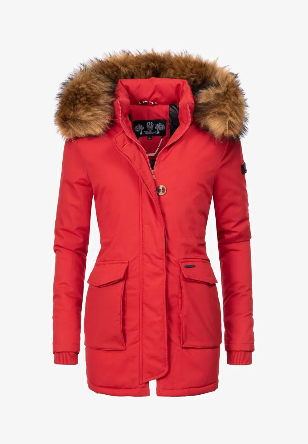 Women's windproof parka Pink