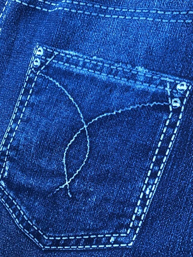 Women's Leggings Faux Denim Ankle-Length Stretchy High Waist Fashion Casual Weekend Black Blue S M