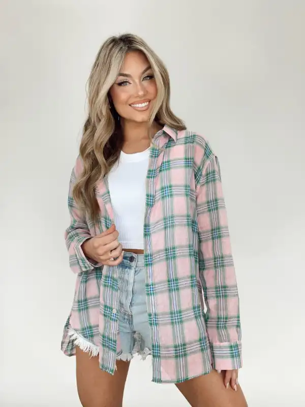 Sonny Plaid Button Down
