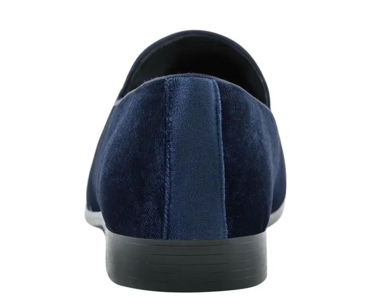 Navy Easy-Wear Smooth-Finish Loafers