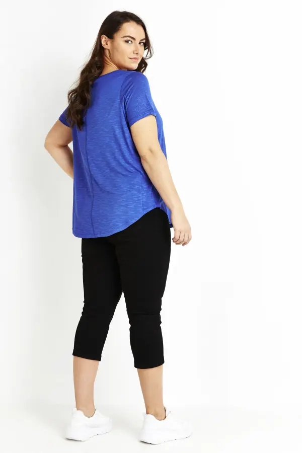 Evans Black Cropped Skinny Jeans