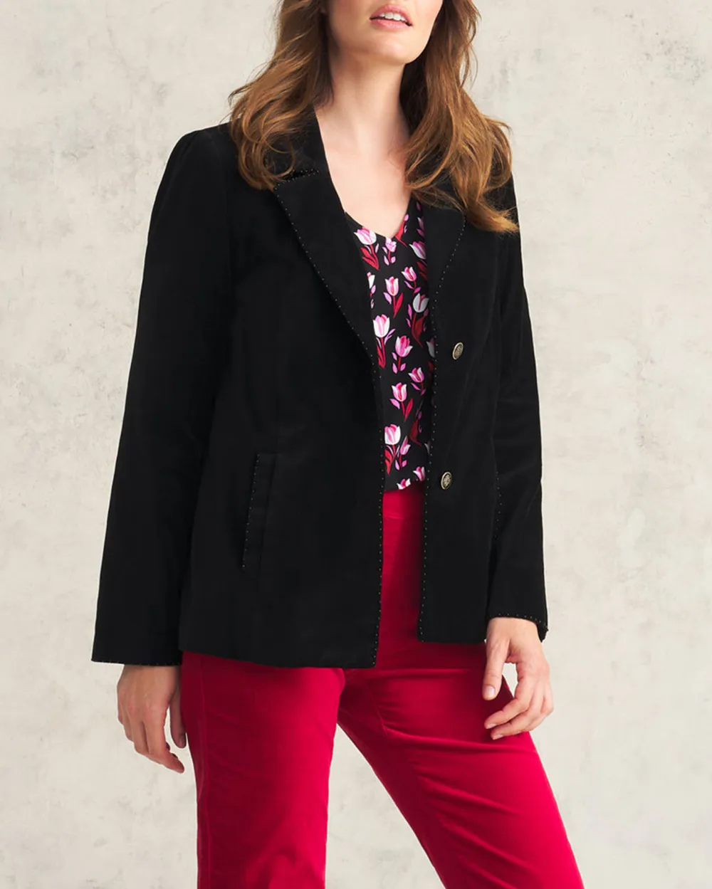 Cotton Velour Jacket