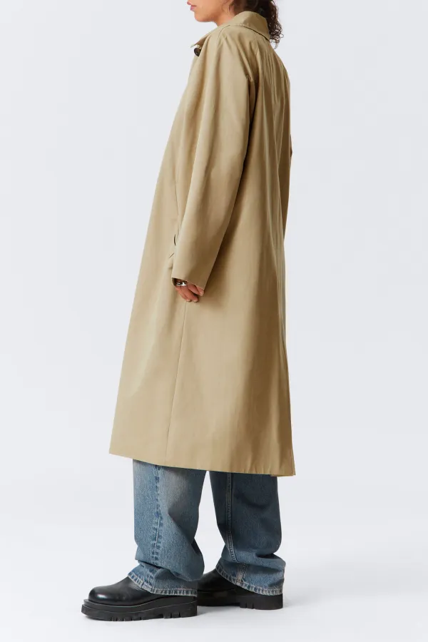 Oversized Raglan Sleeve Long Coat