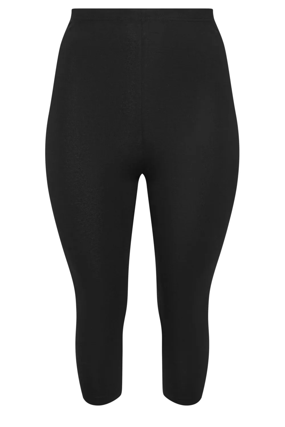 YOURS Curve 2 PACK Black Aztec Print Cropped Leggings