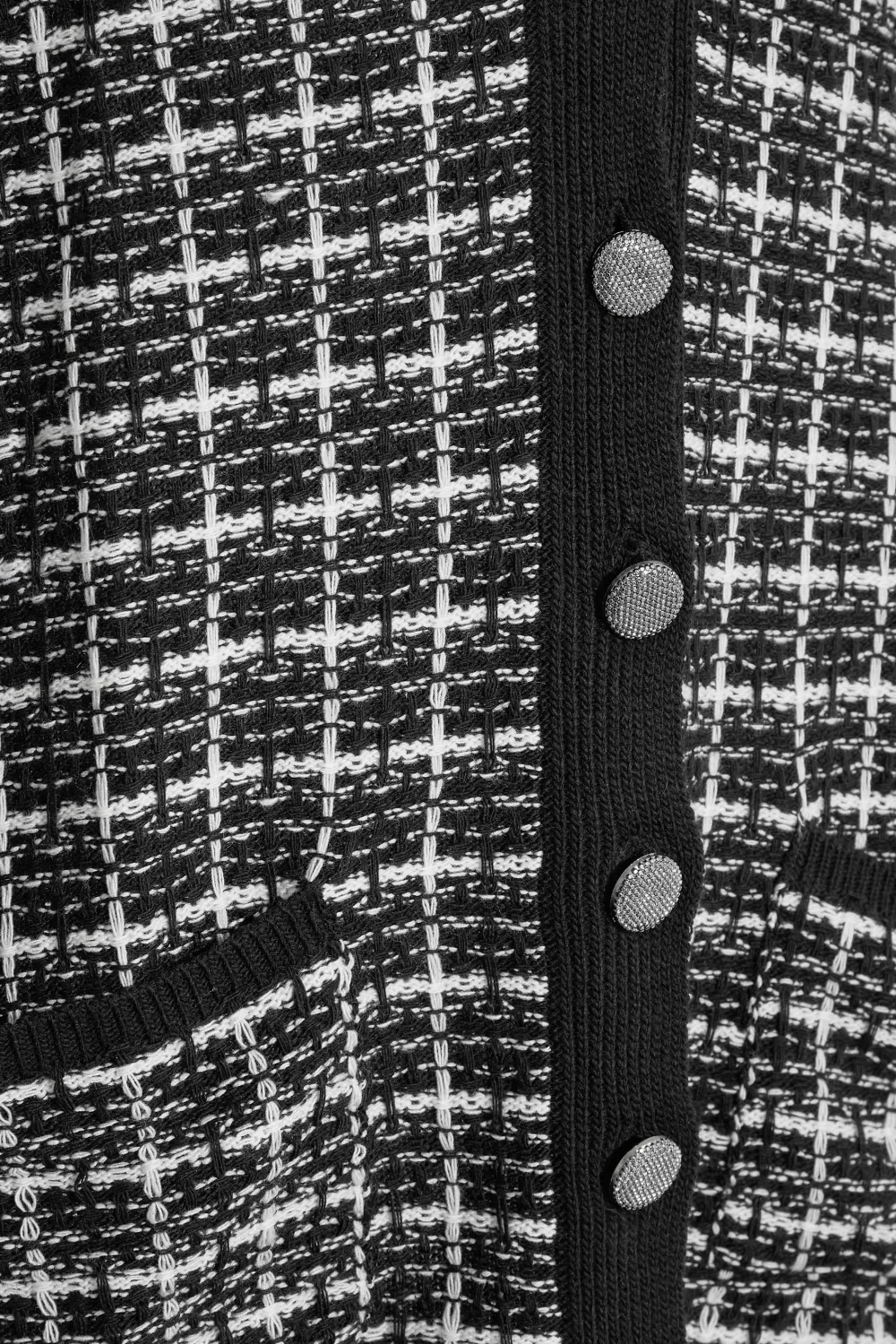 YOURS Curve Black Boucle Cardigan