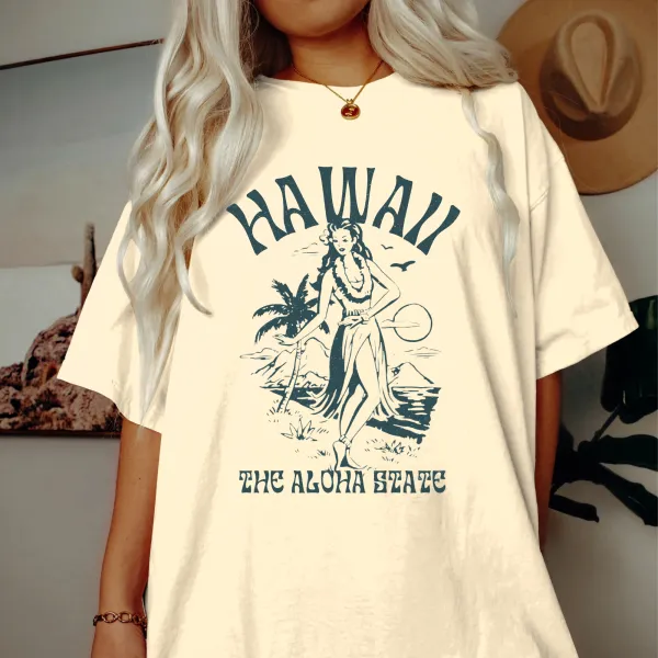 Hawaii Aloha Beach Graphic Tee