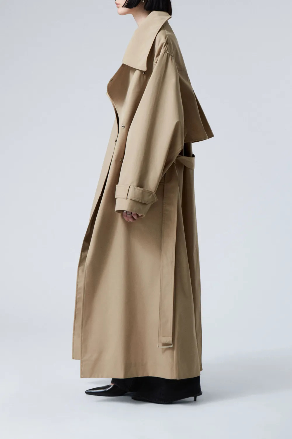 Oversized Button Up Coat