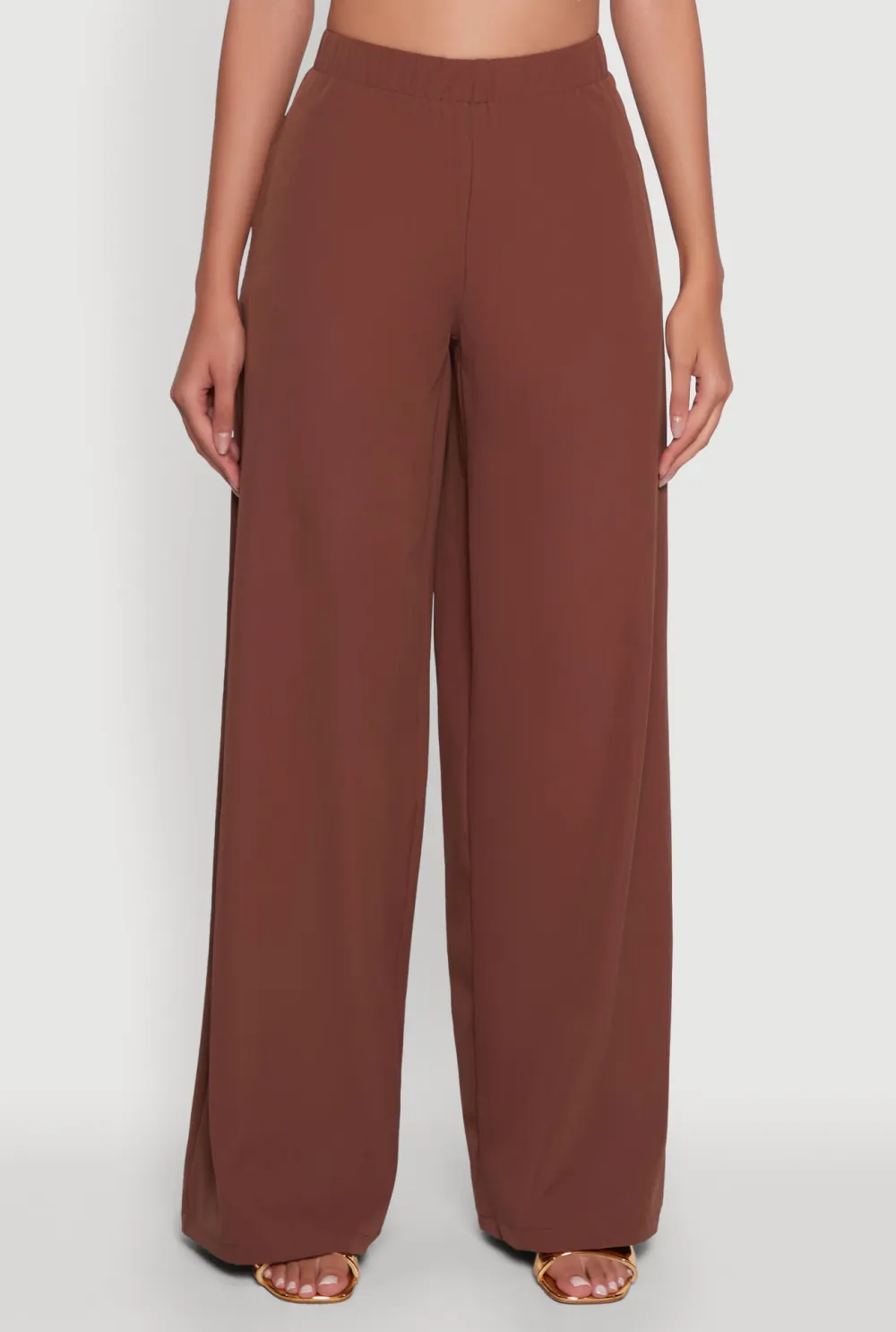 Solid Color Loose Pants