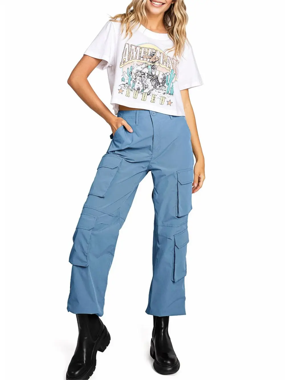 Cargo Pocket Skater Pants