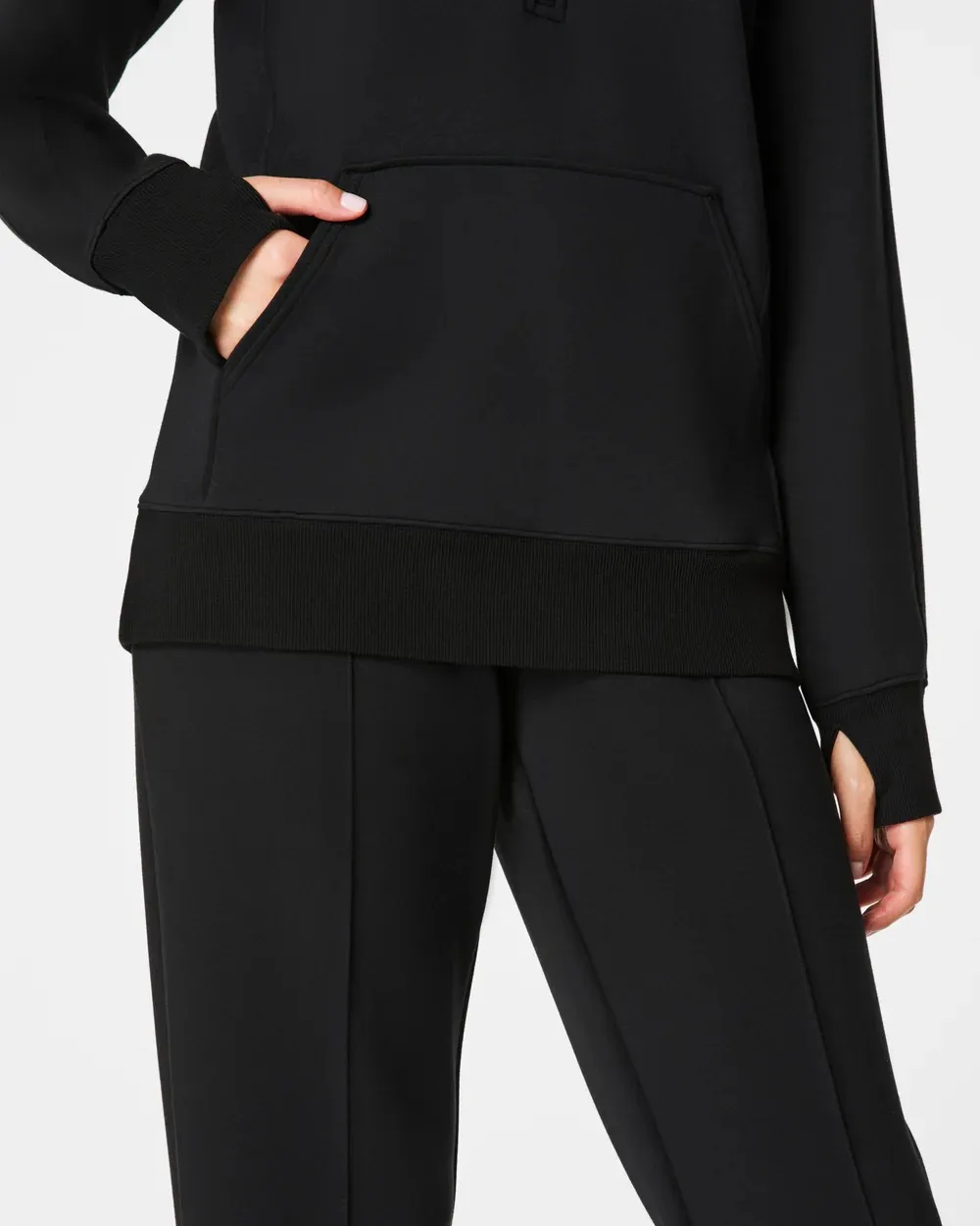 Relaxed Sweatshirt With Zip-Neck Closure