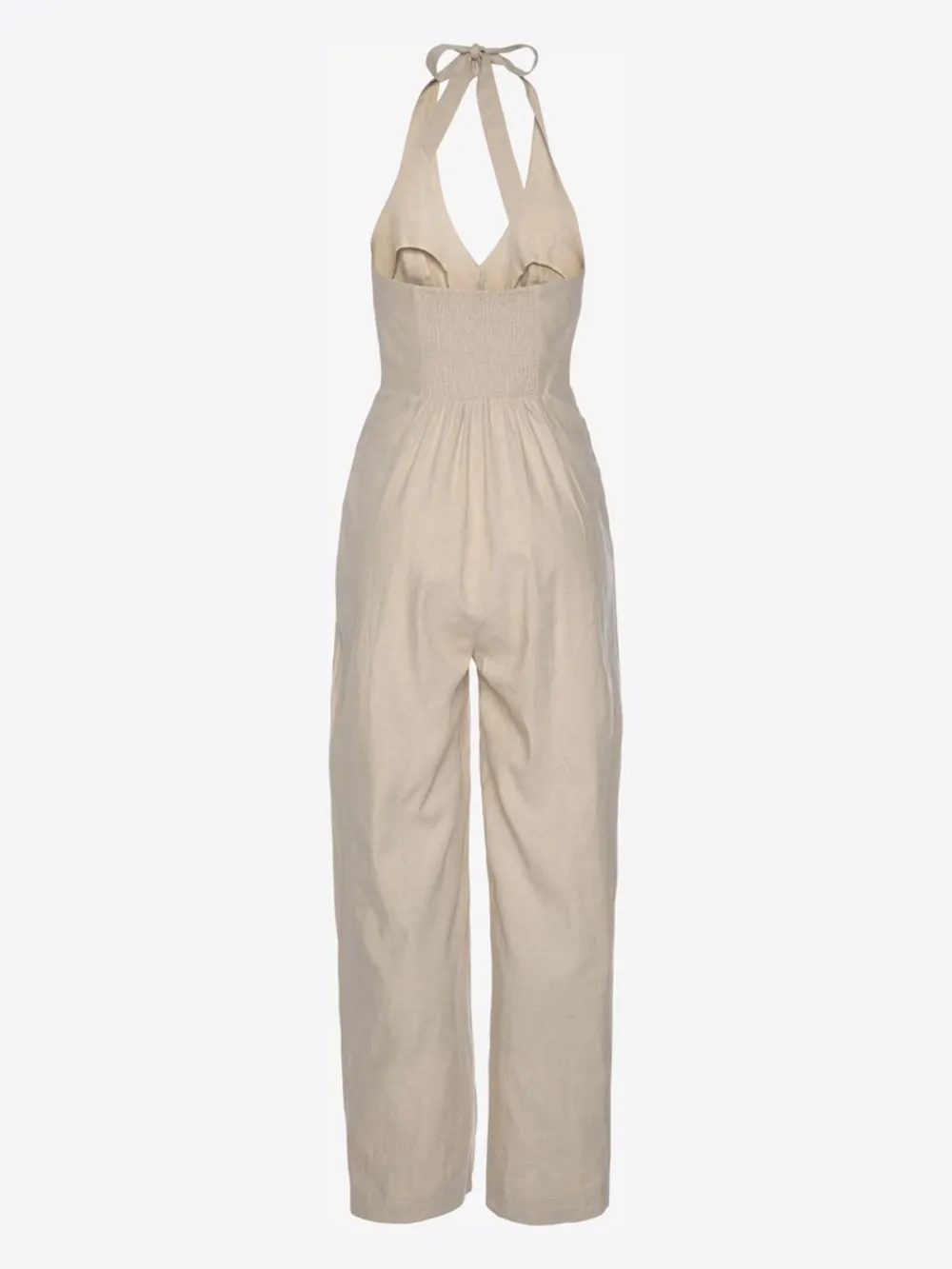 V-neck Casual Style Jumpsuit
