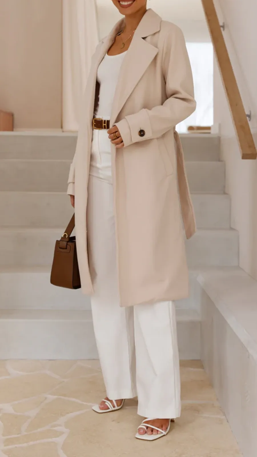 Padded Casual Long Jacket