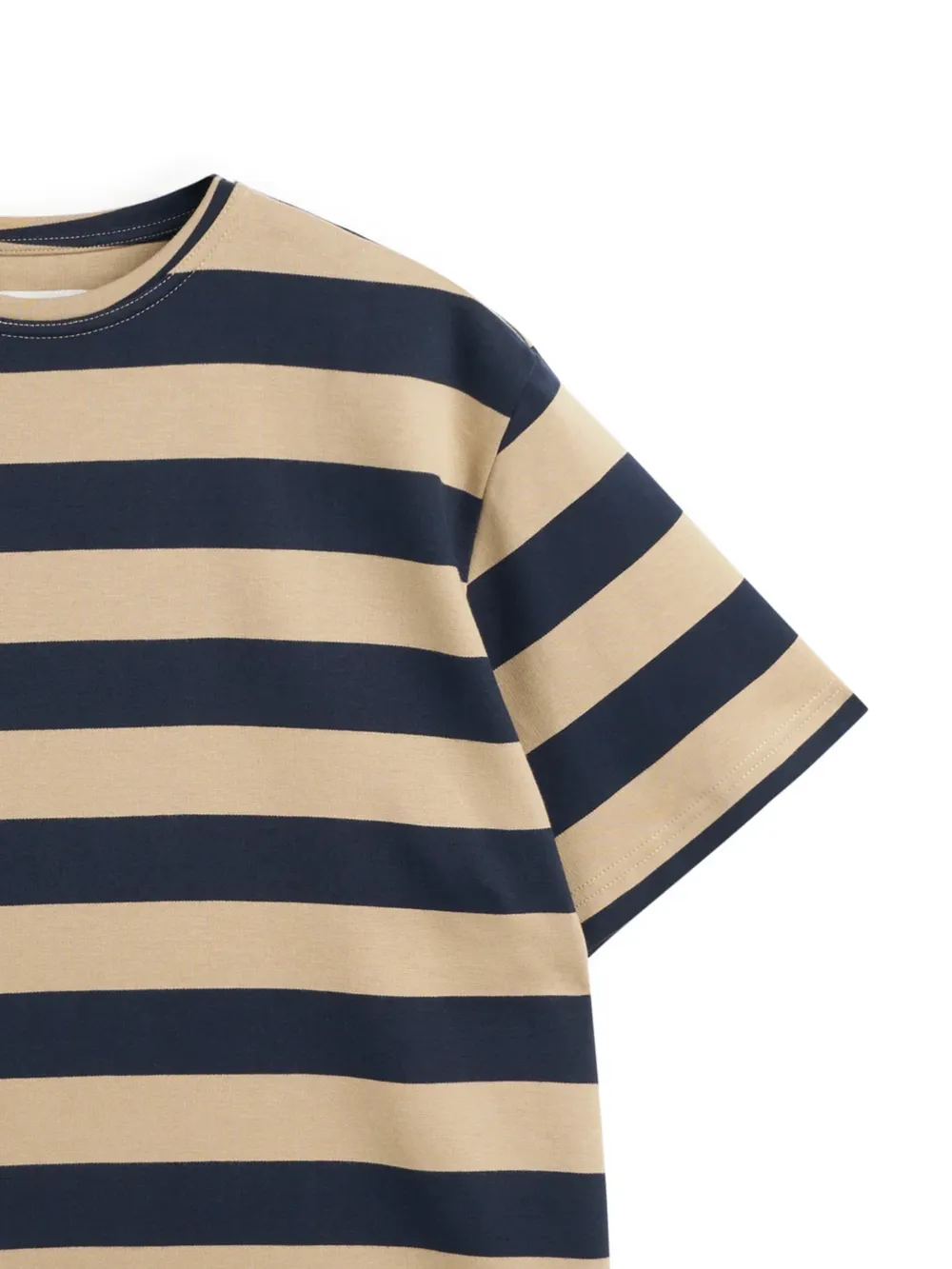 Beige Relaxed Fit Organic Cotton T-Shirt