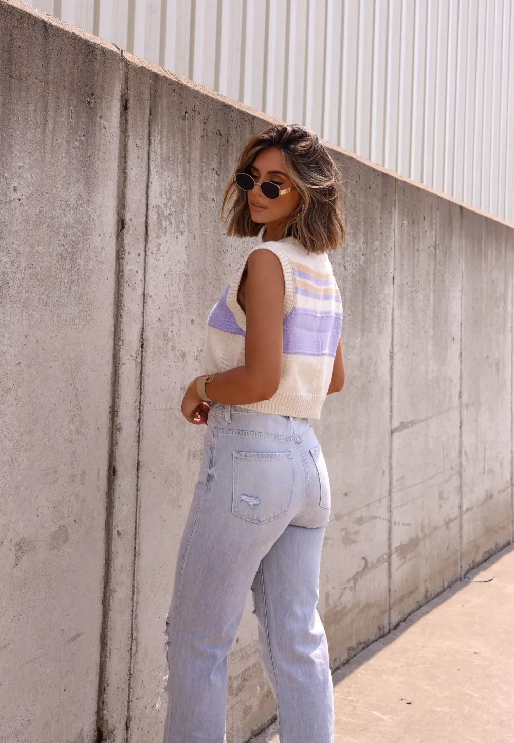 Light Wash 90's Flare Denim