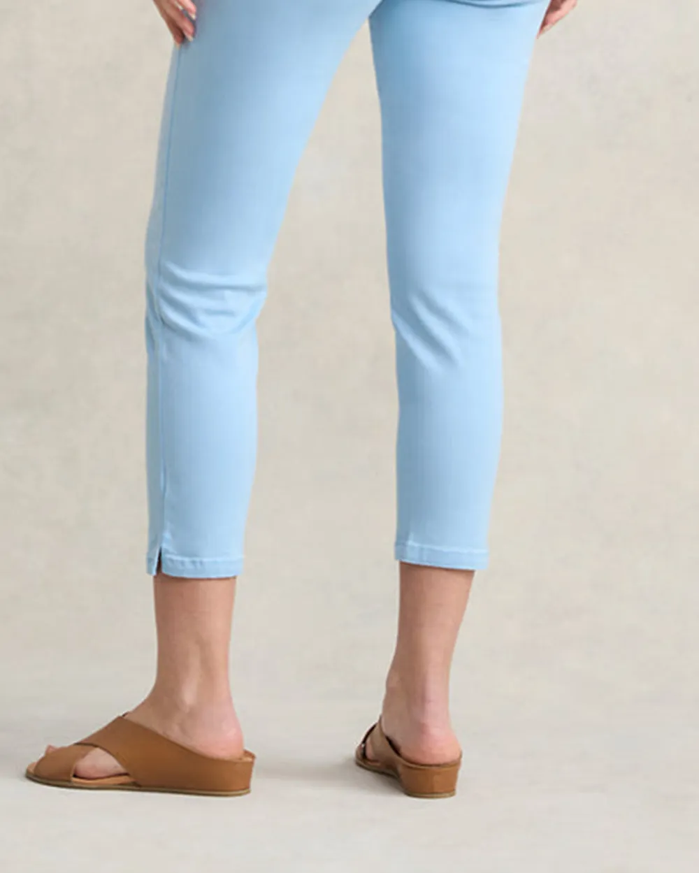 Mid Waist Ankle Length Jeans
