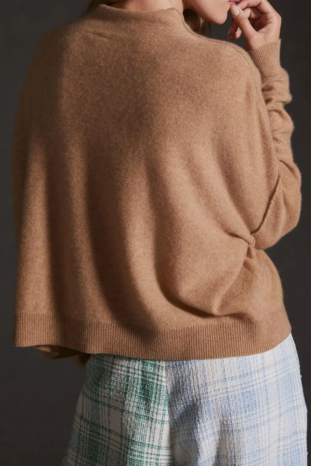 The Alani Cashmere Mock Neck Sweater