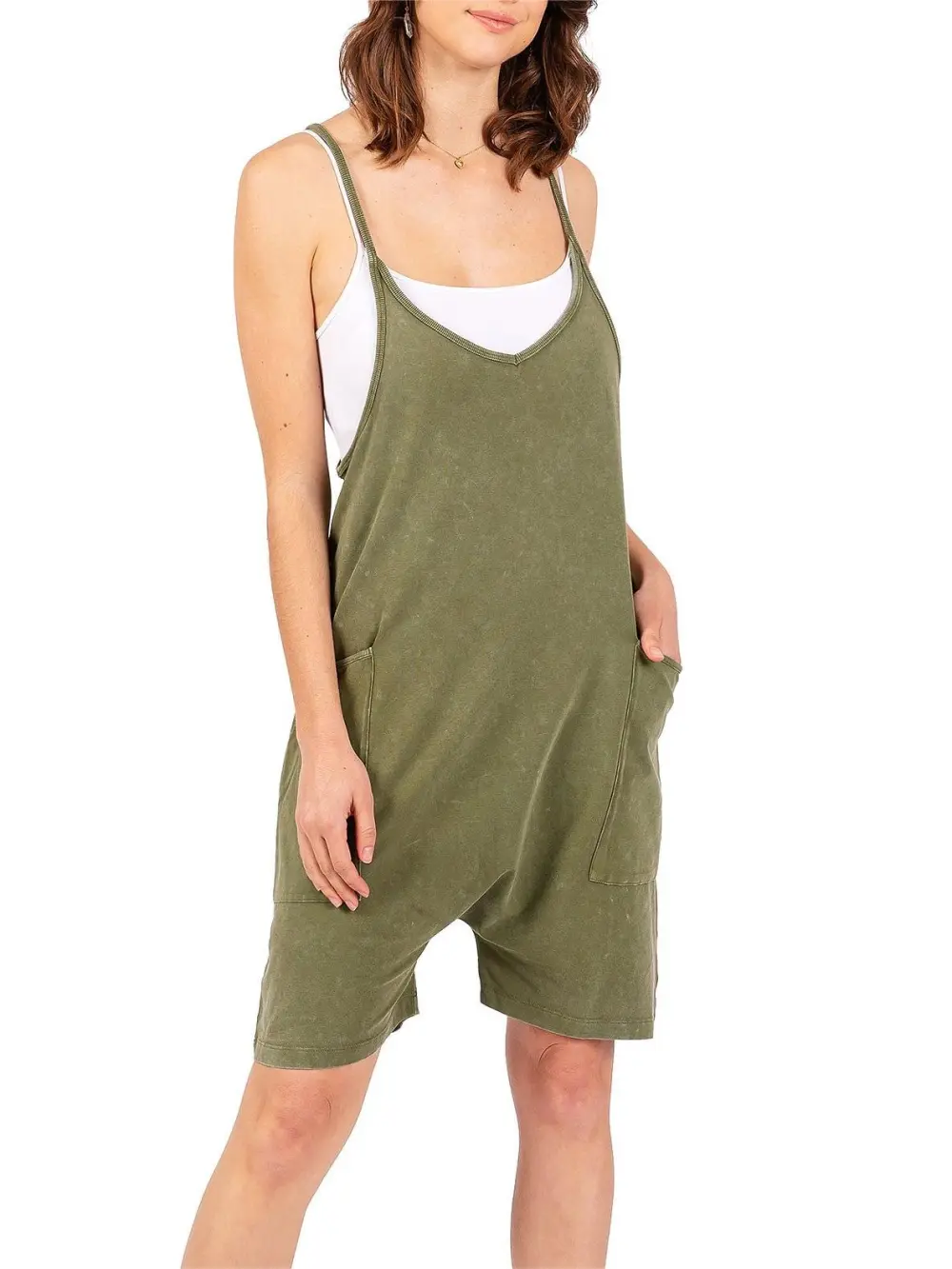 Black Strappy Casual Romper