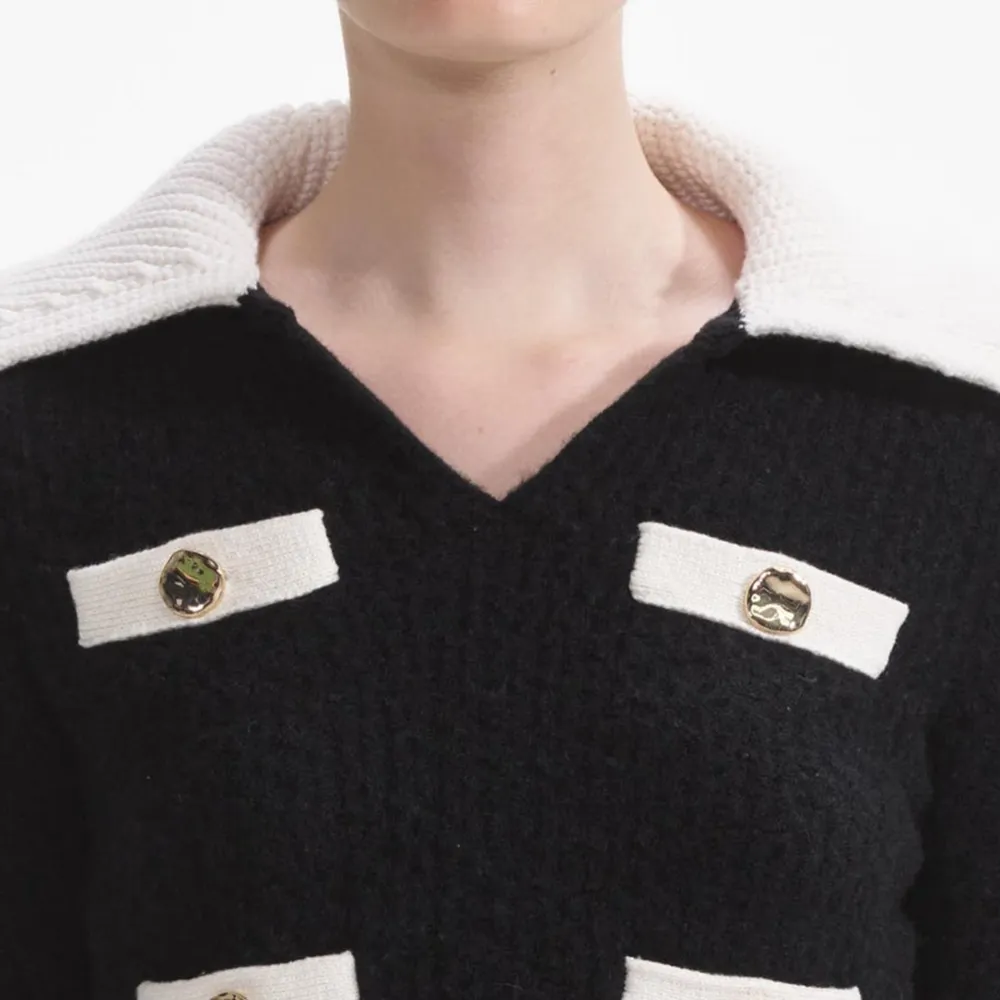 Black Cashmere Blend Jumper