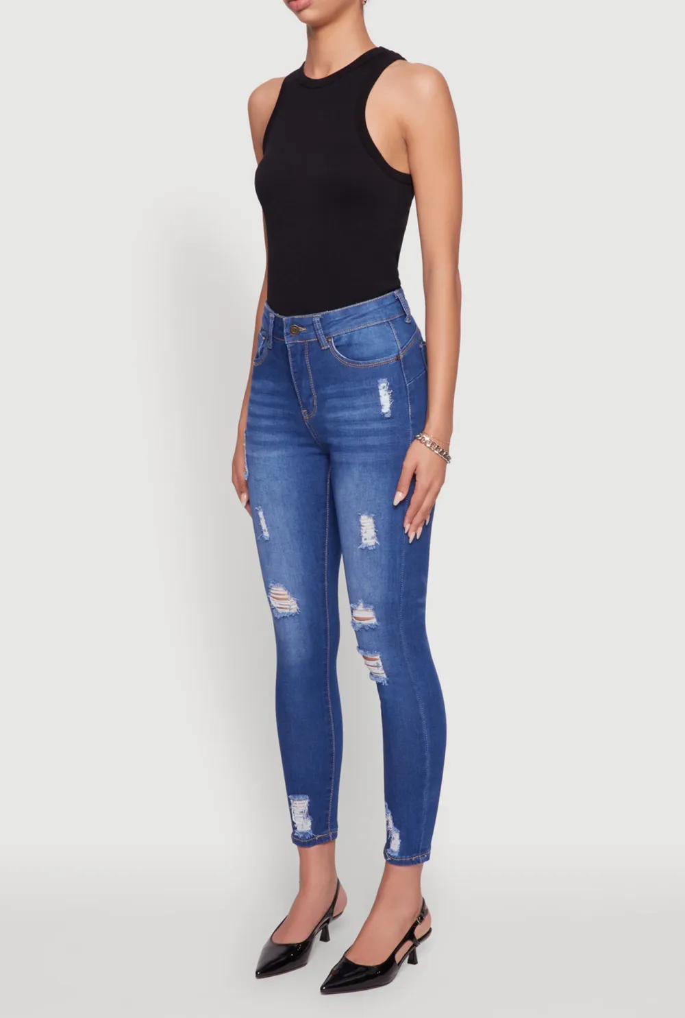 Tight Fitting Women's Jeans