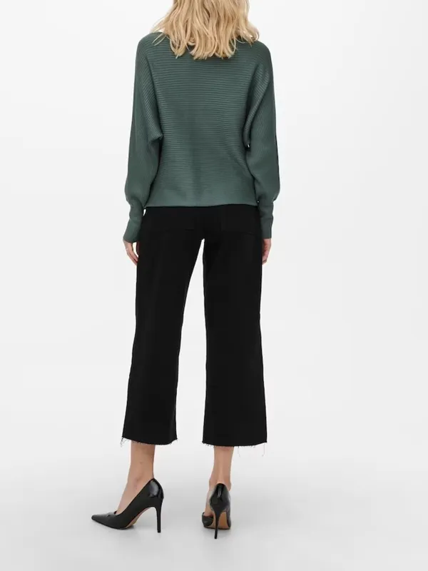 Plain Colored Crew Neck Long Sleeve Sweaters