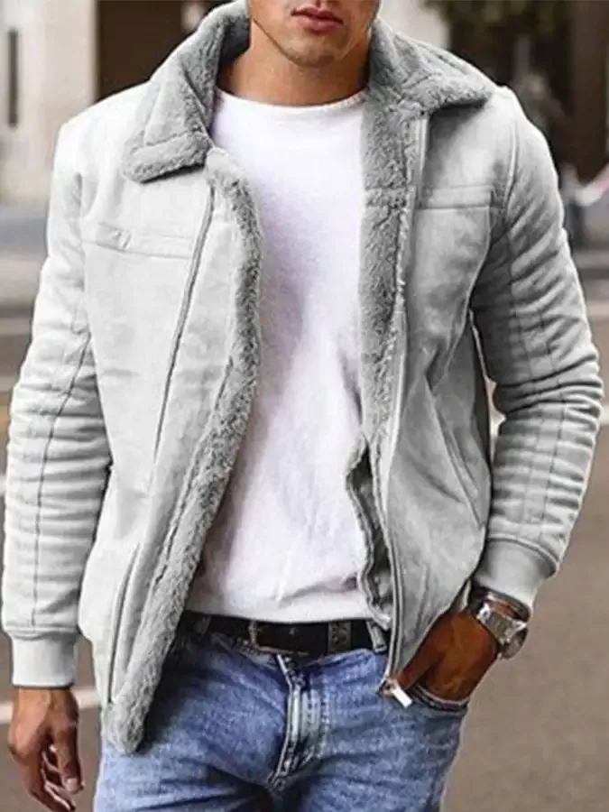 Solid Fleece Jacket