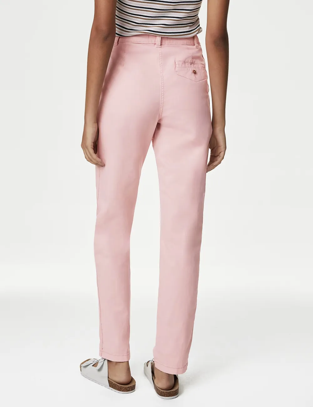 Cotton Rich Tea Dyed Slim Fit Chinos Grey