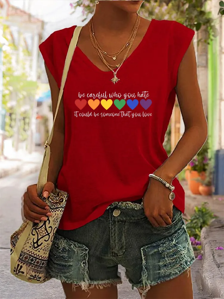 Women's Gay Day V-neck Vest