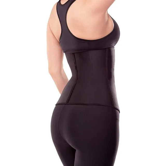 Body Shaper Sweat Waist Trainer Corset Sweat Shapewear Sports Spandex Neoprene Yoga Gym Workout Exercise & Fitness Tummy Control Slimming Weight Loss For Women