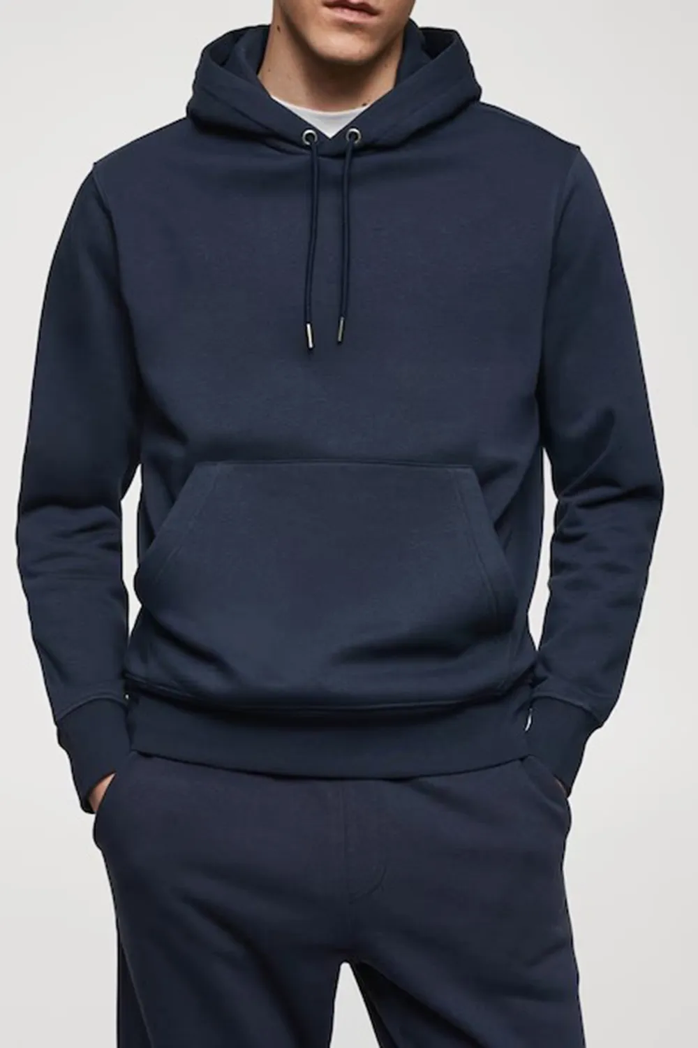 Kangaroo Hooded Cotton Sweatshirt