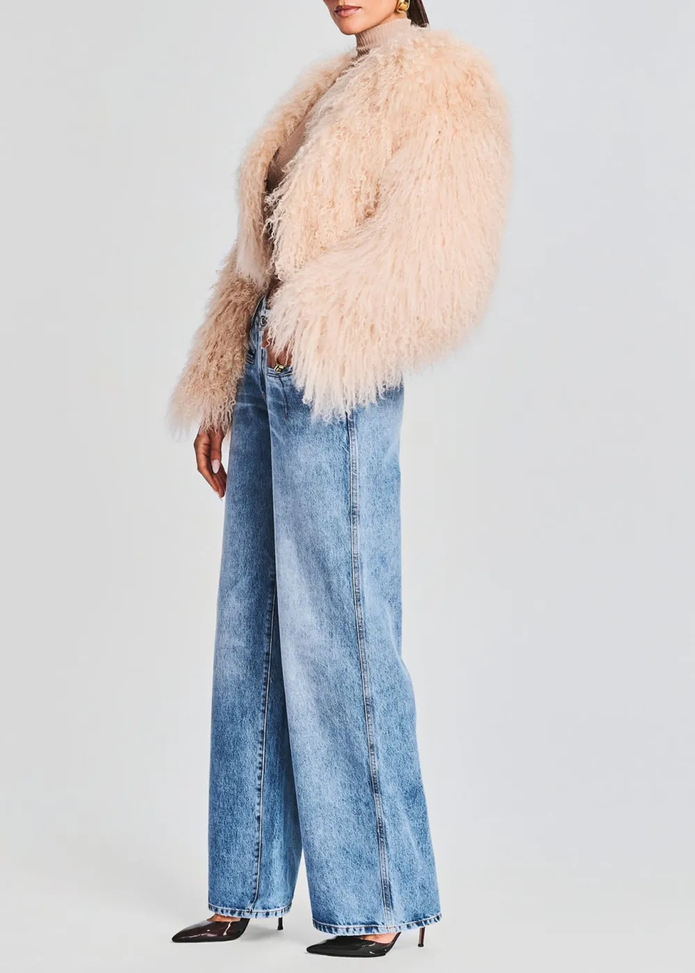 Long Sleeve Fur Jacket