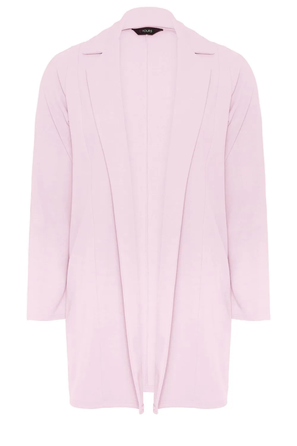 YOURS Curve Hot Pink Longline Blazer