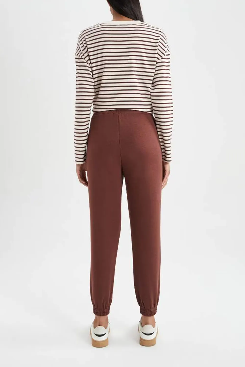 Chic Solid Trousers