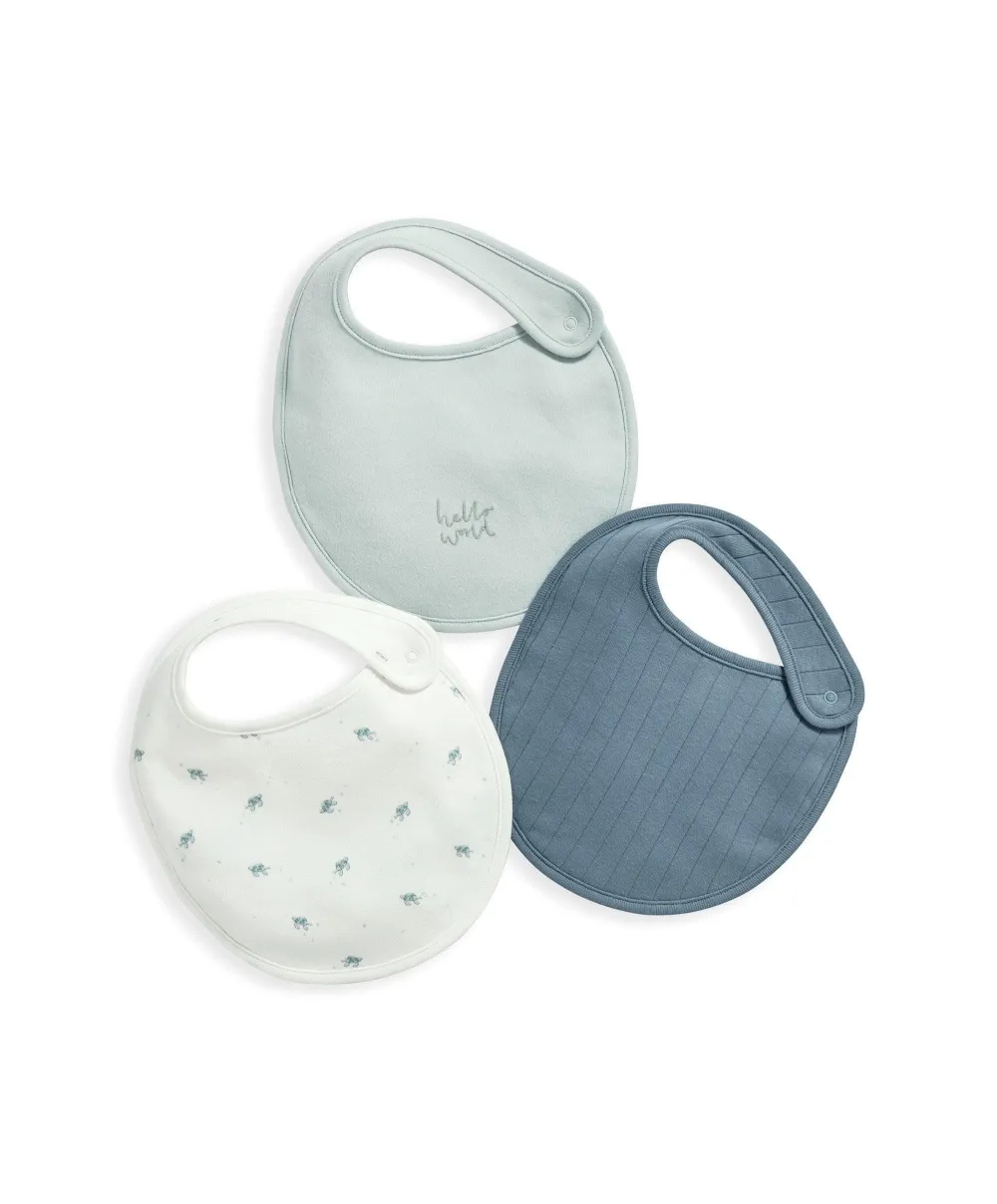 Turtle Bib Set - 3 Pack