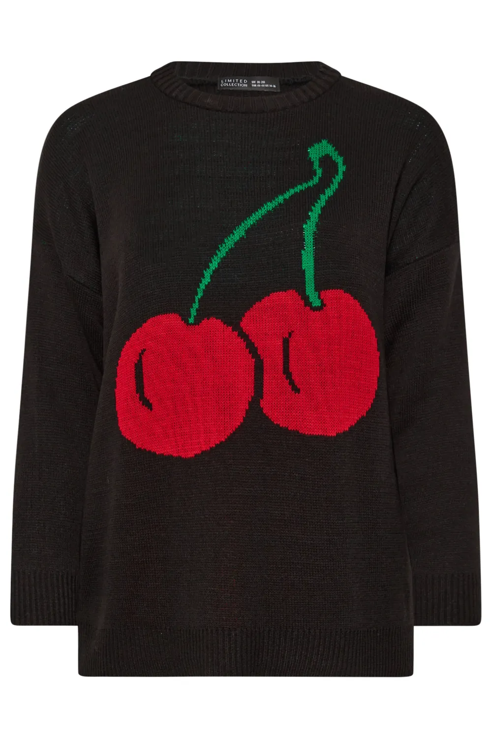 LIMITED COLLECTION Curve Black Cherry Knitted Jumper