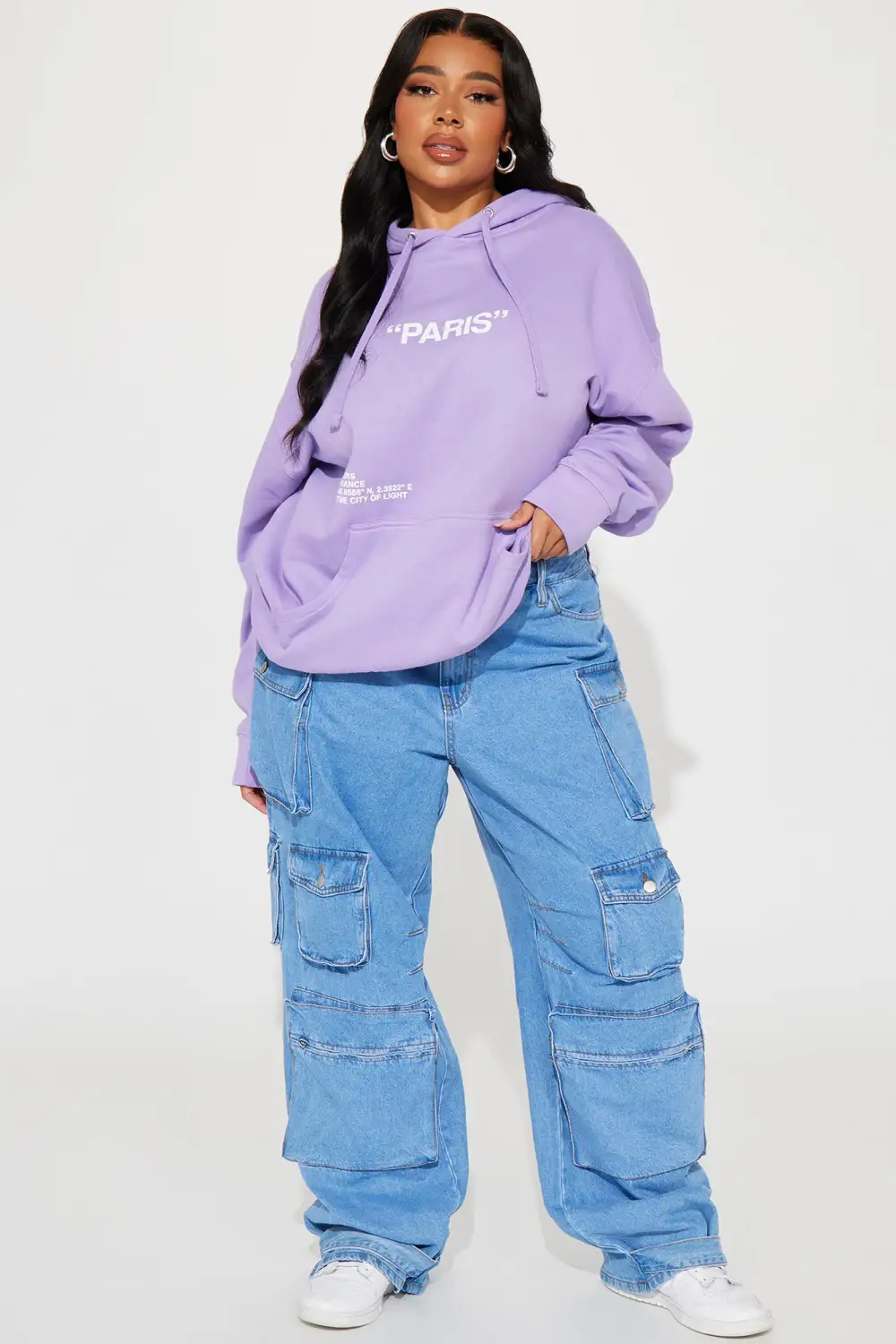 Destination Paris Hoodie - Lavender