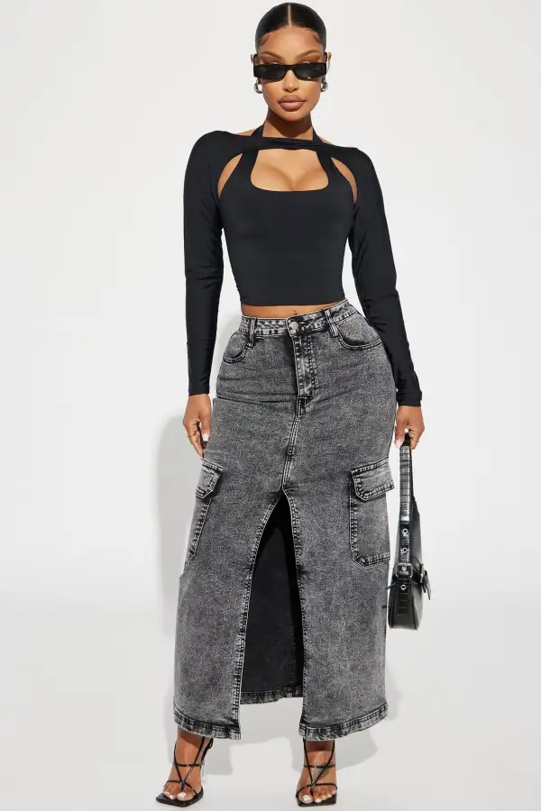 On The Move Top - Black